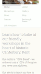 Mobile Screenshot of canterburybakingschool.com